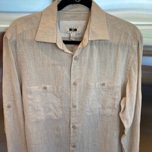 Mens Linen Shirt by Joseph Abboud – NWT